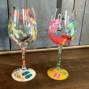Summer Fun Lolita Wine Glasses